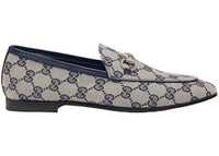 Gucci Jordaan Loafer Blue GG Canvas