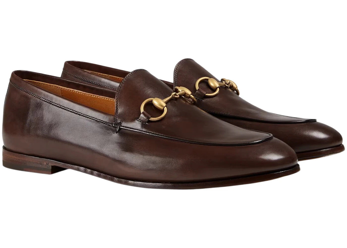 Gucci Jordaan Loafer Brown Leather (Women's) - vue secondaire B
