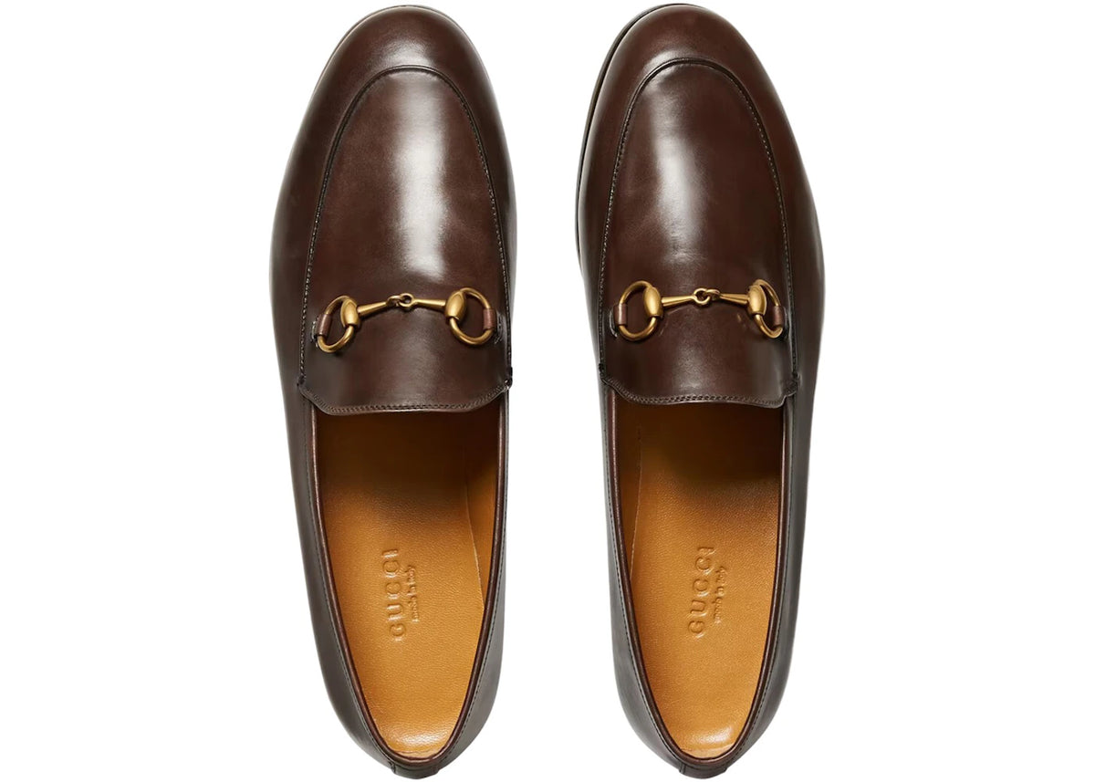 Gucci Jordaan Loafer Brown Leather (Women's) - vue secondaire B