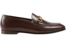 Gucci Jordaan Loafer Brown Leather (Women's) - vue 360