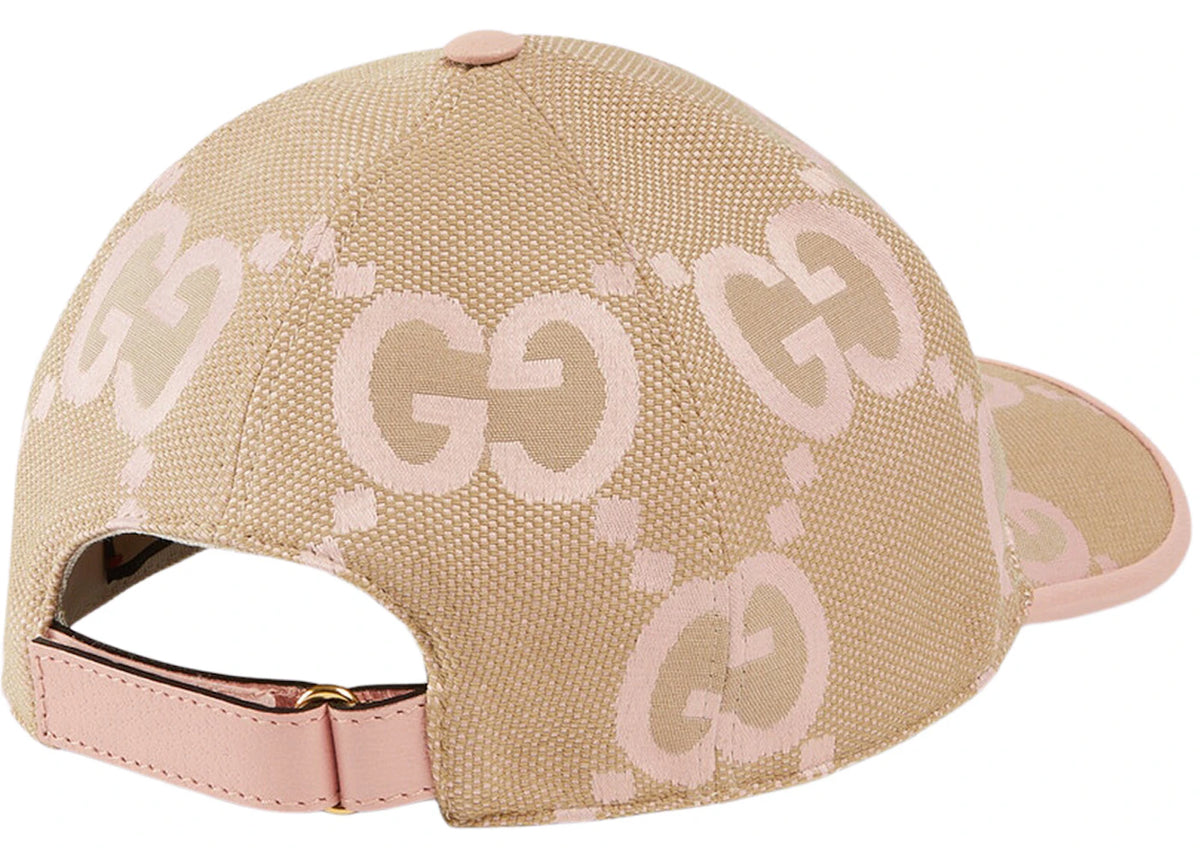 Gucci Jumbo GG Baseball Hat Beige/Light Pink - vue secondaire B