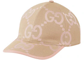 Gucci Jumbo GG Baseball Hat Beige/Light Pink - vue 360