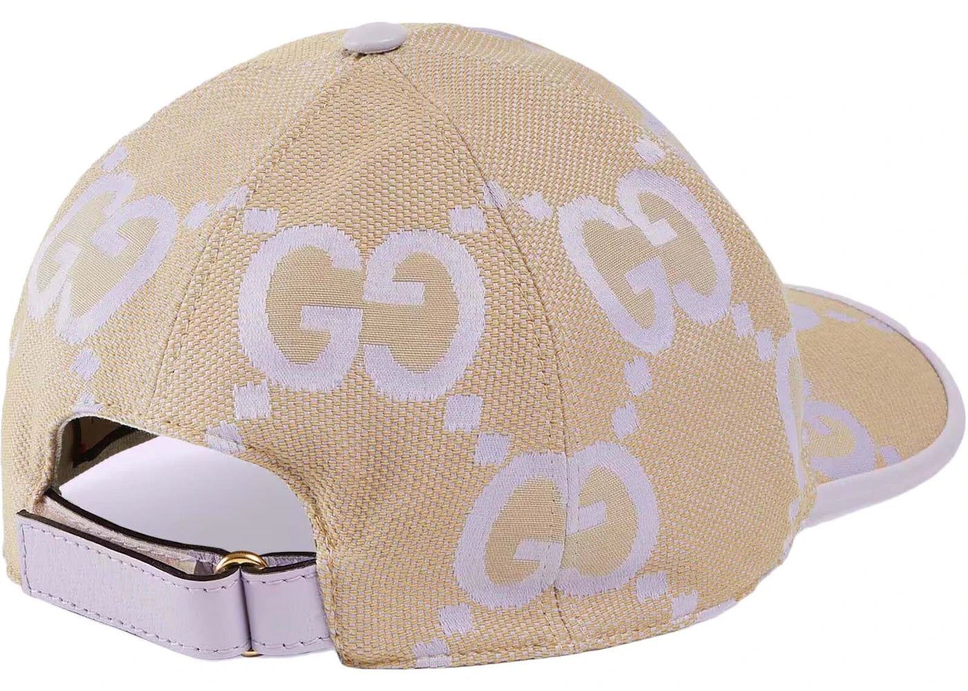 Gucci Jumbo GG Baseball Hat Beige/Lilac - vue secondaire B