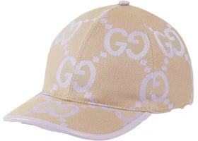 Gucci Jumbo GG Baseball Hat Beige/Lilac - vue 360