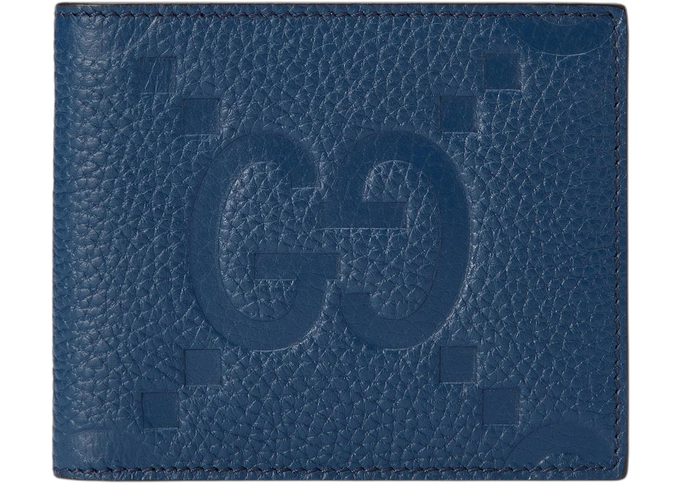 Gucci Jumbo GG Bi-fold Wallet Blue - vue 360