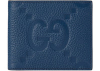 Gucci Jumbo GG Bi-fold Wallet Blue