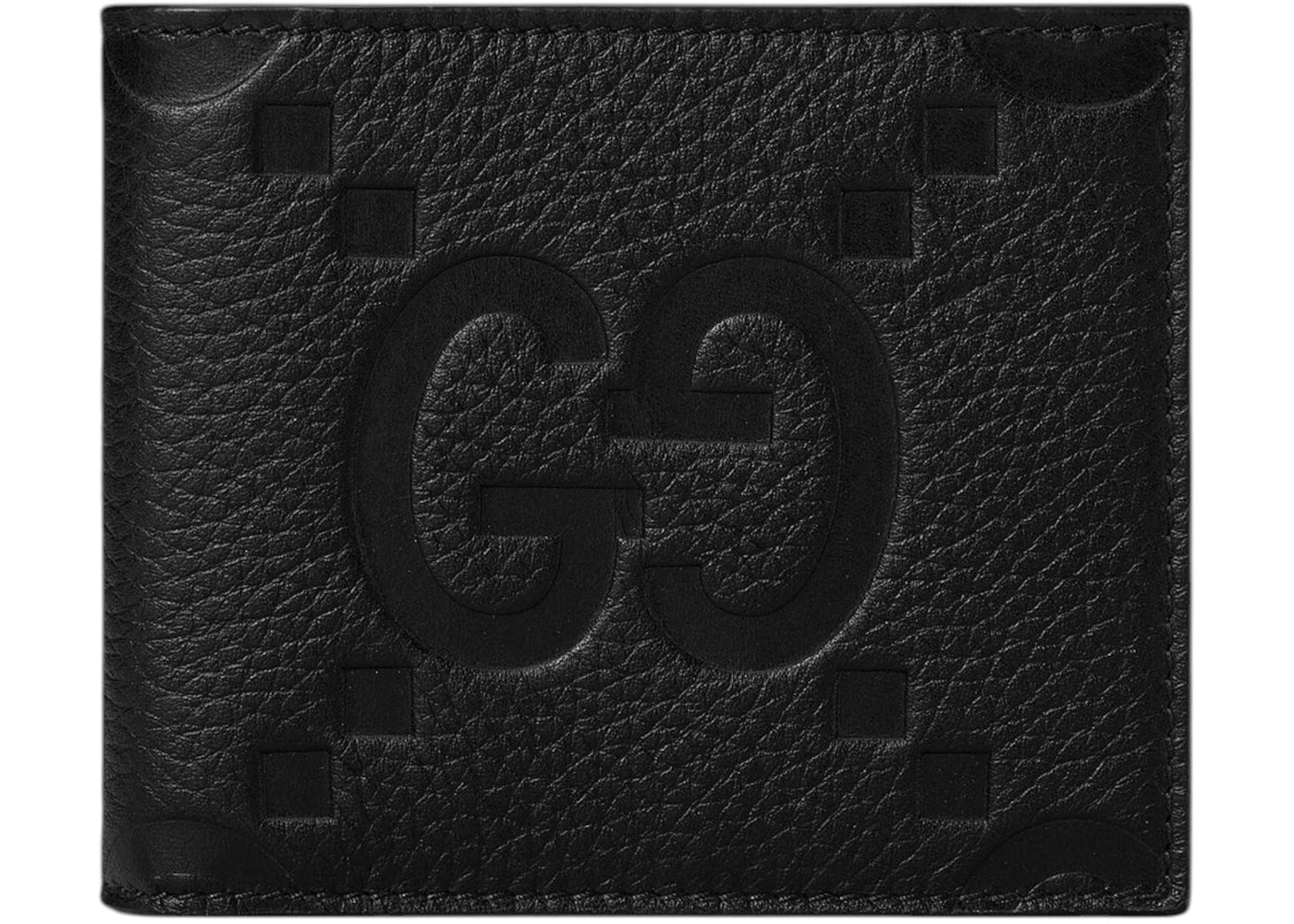 Gucci Jumbo GG Billfold Wallet Black - vue 360