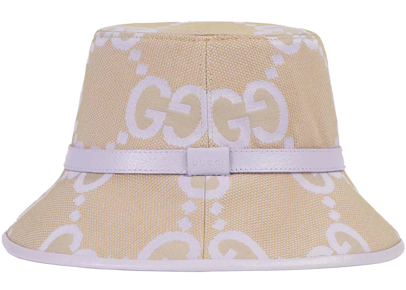 Gucci Jumbo GG Bucket Hat Beige/Lilac - vue secondaire B
