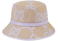 Gucci Jumbo GG Bucket Hat Beige/Lilac