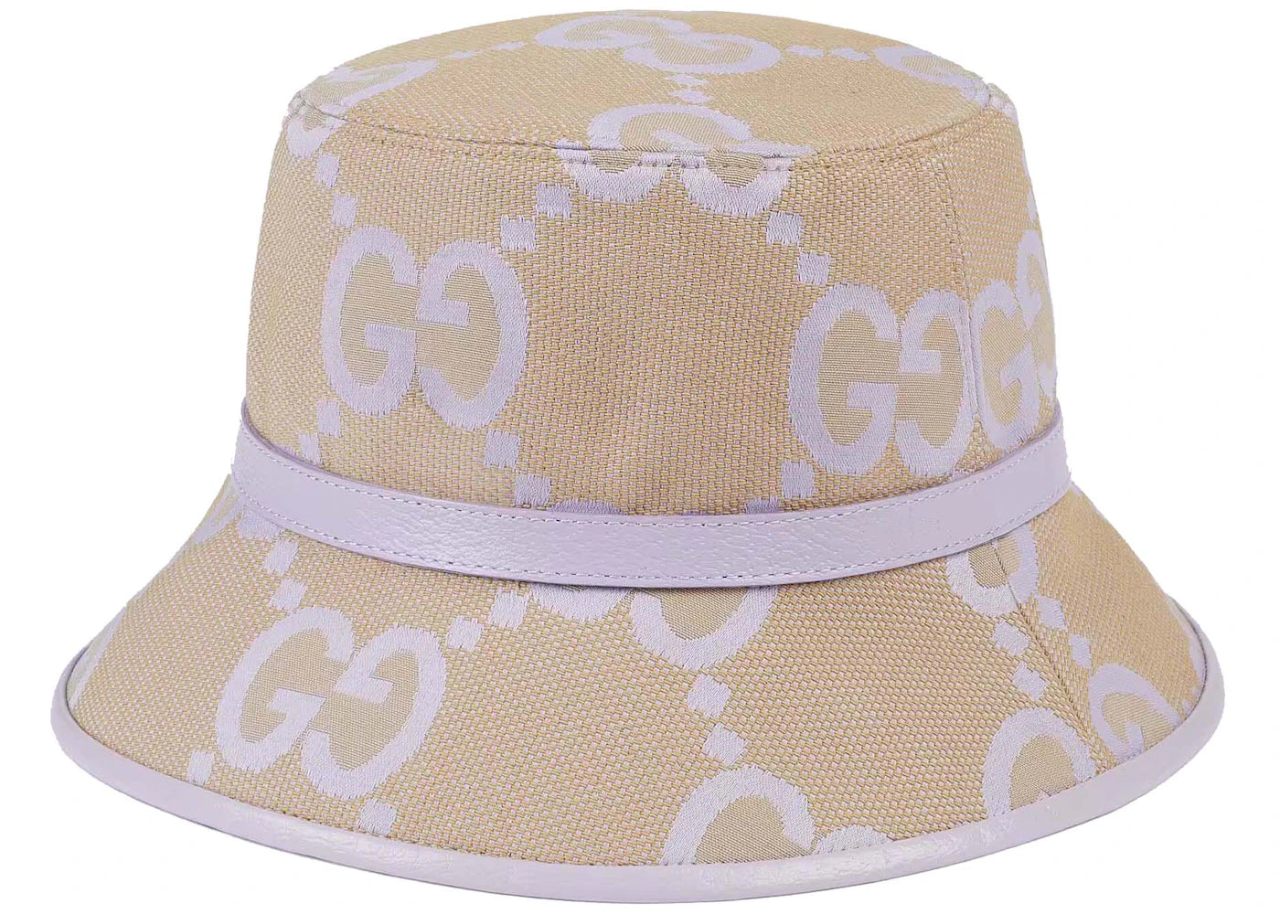 Gucci Jumbo GG Bucket Hat Beige/Lilac - vue secondaire A