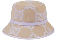 Gucci Jumbo GG Bucket Hat Beige/Lilac