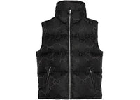 Gucci Jumbo GG Canvas Down Gilet Black