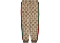 Gucci Jumbo GG Jogging Pant with Web Beige/Ebony