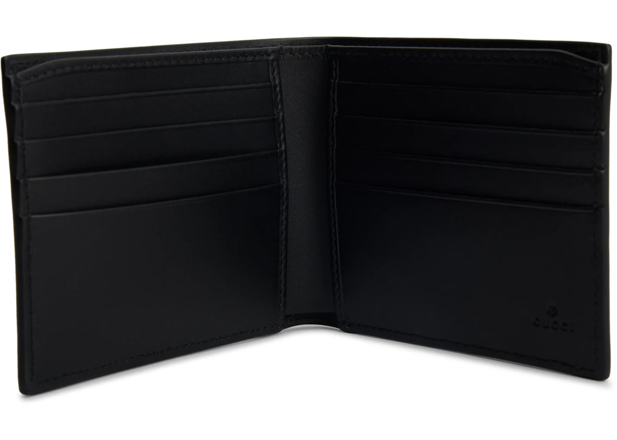 Gucci Kingsnake Wallet GG Supreme (8 Card Slots) Black - vue secondaire B