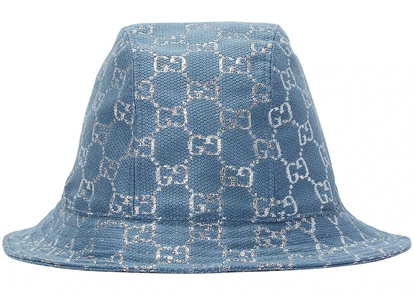 Gucci Lame Bucket Hat Blue - vue 360