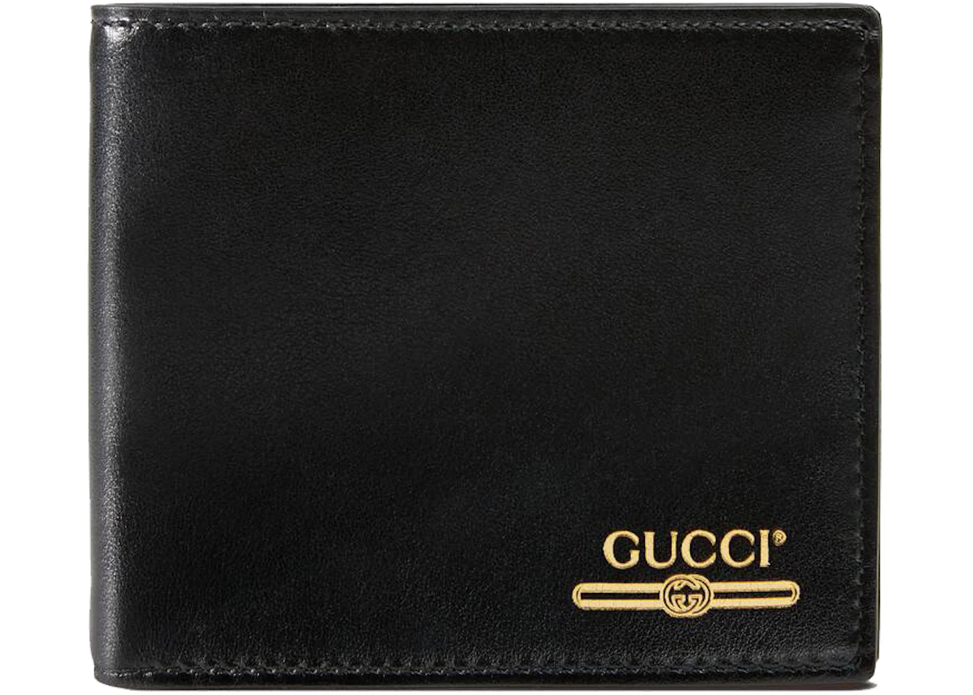 Gucci Ledergeldbörse mit Gucci-Logo (8 Kartenfächer) Schwarz - vue 360