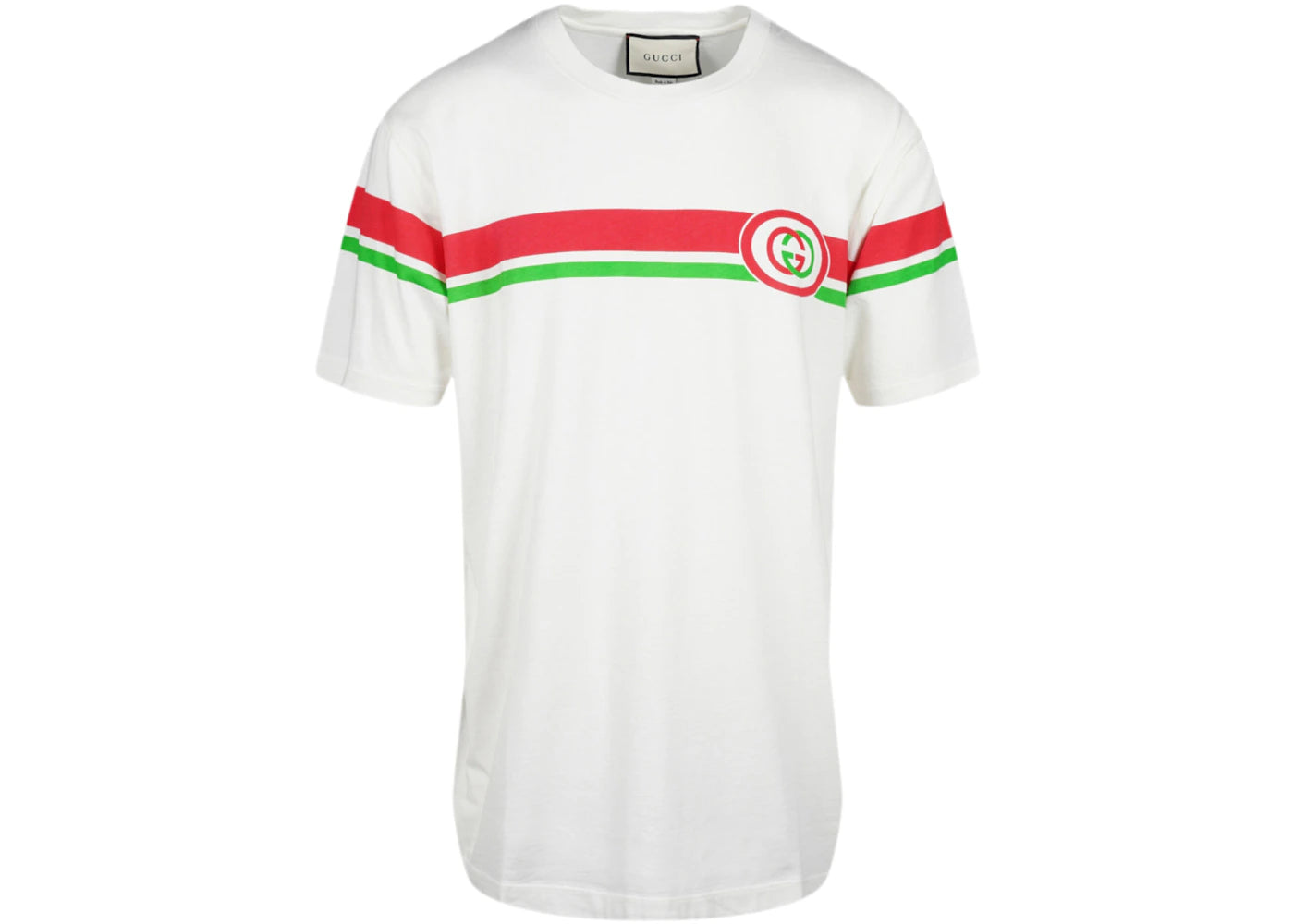 Gucci Logo Crew Neck T-shirt Milk - vue secondaire A