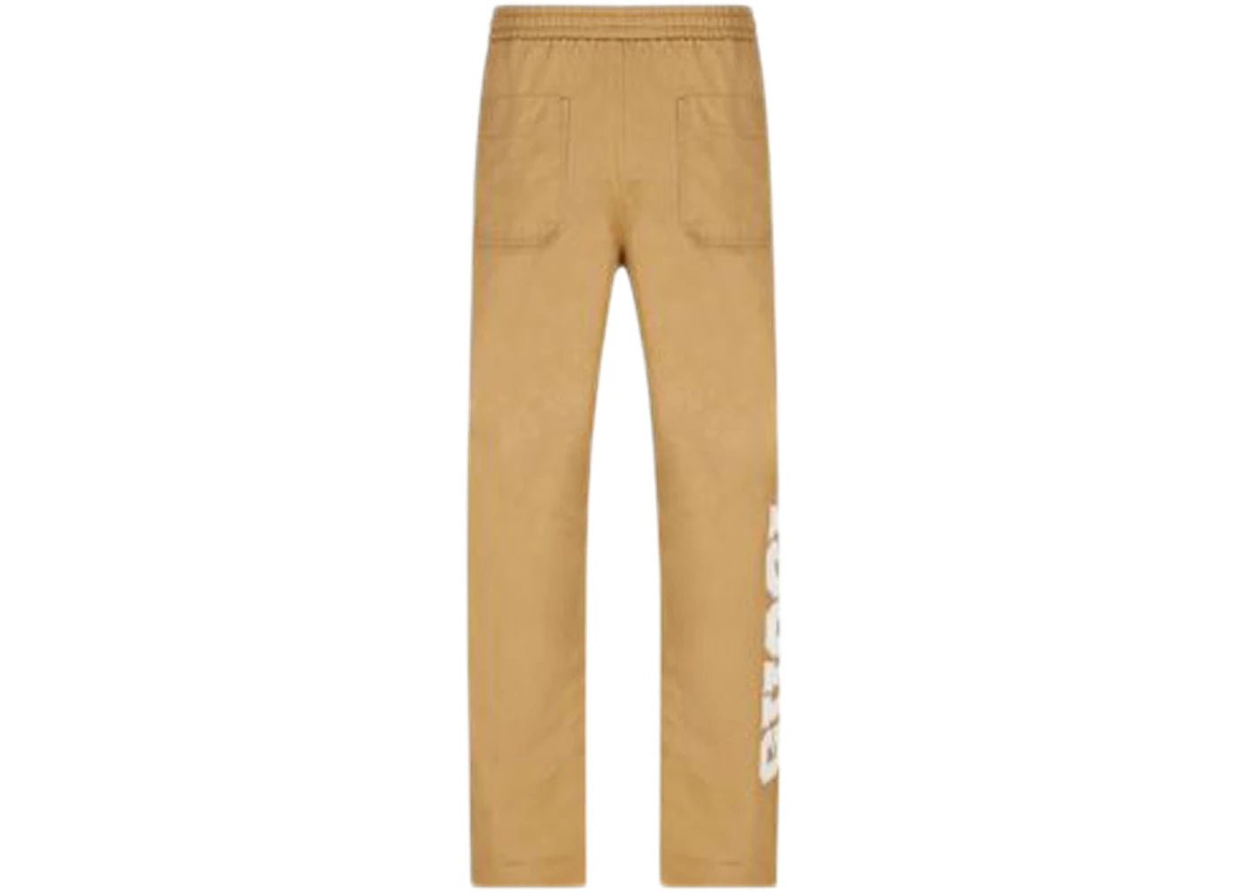Gucci Logo-Print Drawstring Pants Beige - vue secondaire B