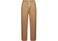 Gucci Logo-Print Drawstring Pants Beige