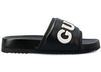 Gucci Logo Slide Black - authentic Gucci sneakers
