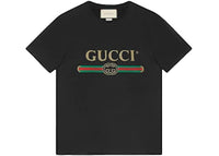 Gucci Logo Washed Print T-shirt Black