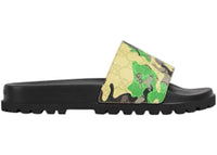 Gucci Lug Sole Slide Green