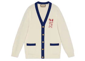 Gucci Lunar New Year Cardigan Ivory