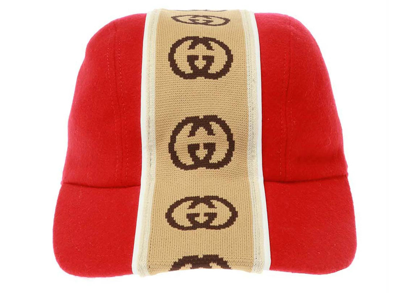 Gucci M Travis Baseball Hat Red/Beige - vue 360
