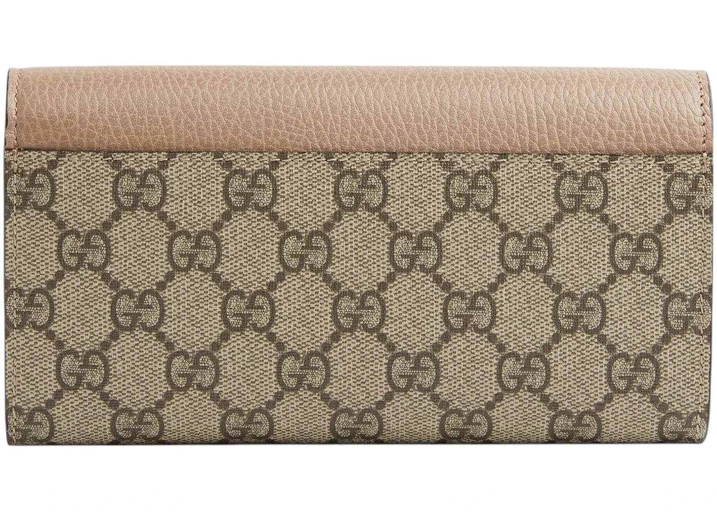 Gucci Marmont Double G Long Wallet Pink Beige - vue secondaire A