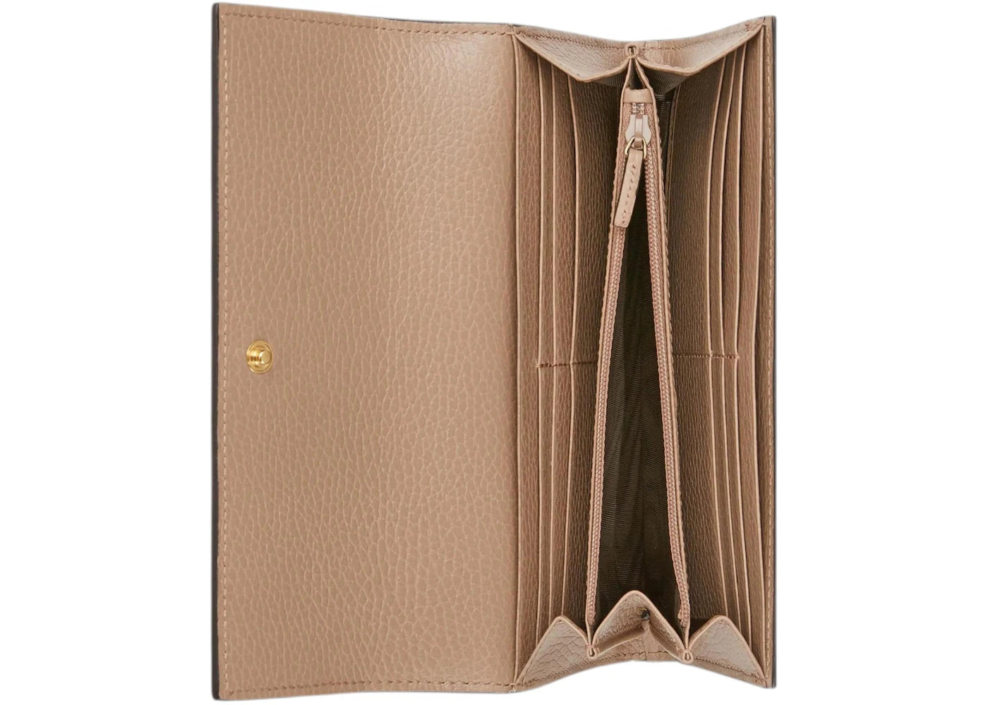 Gucci Marmont Double G Long Wallet Pink Beige - vue secondaire B