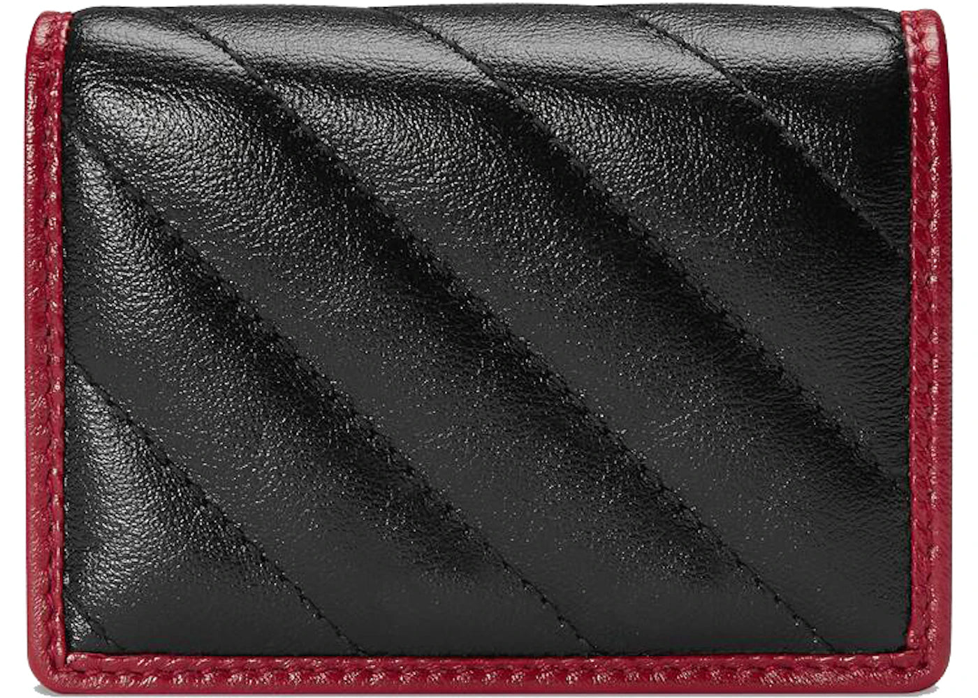 Gucci GG Marmont Card Case Wallet Diagonal Matelasse Black/Cerise - vue secondaire B