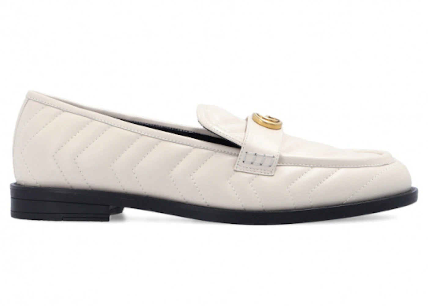 Gucci Marmont Matelassé Loafer White (Women's) - vue 360