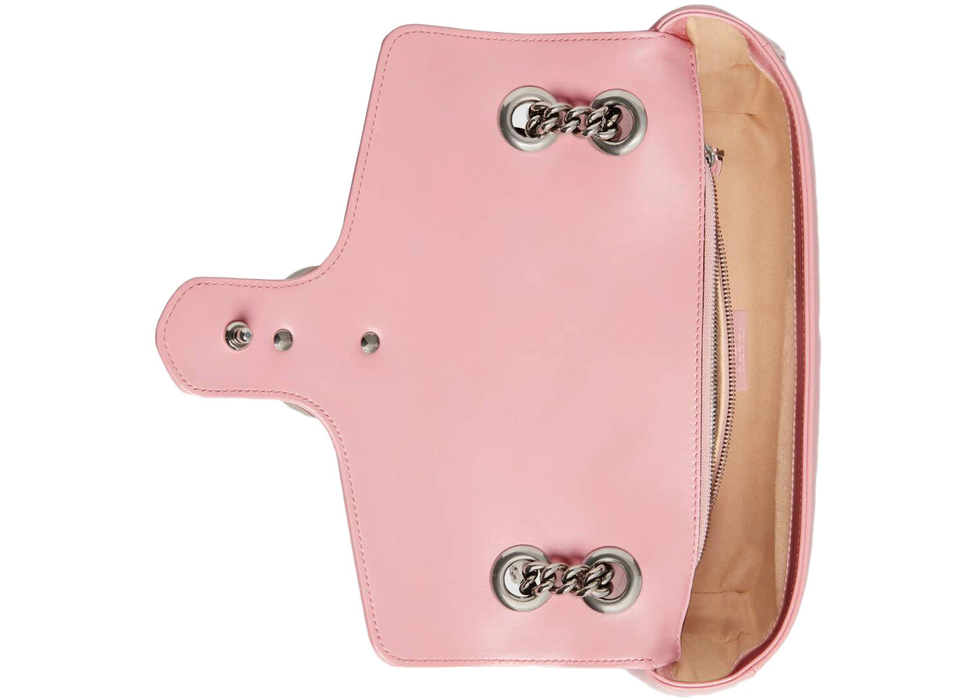 Gucci Marmont Shoulder Bag GG Small Pastel Pink - vue secondaire B