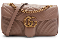 Gucci GG Marmont Small Matelasse Bag Dusty Pink
