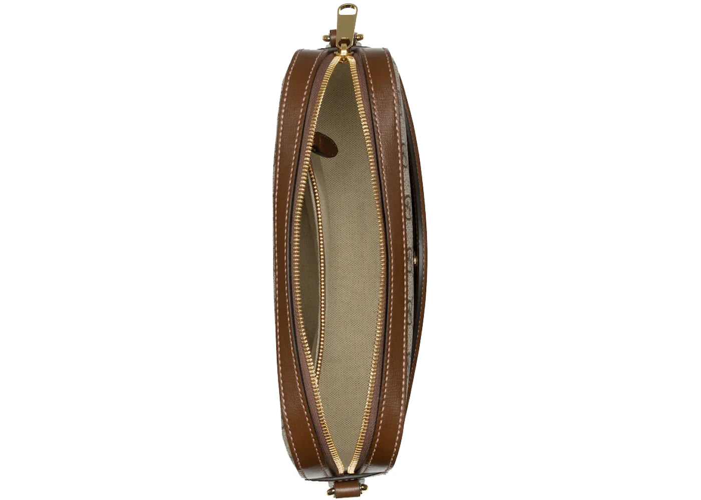 Gucci Messenger Bag mit ineinandergreifendem G Beige/Ebenholz - vue secondaire B