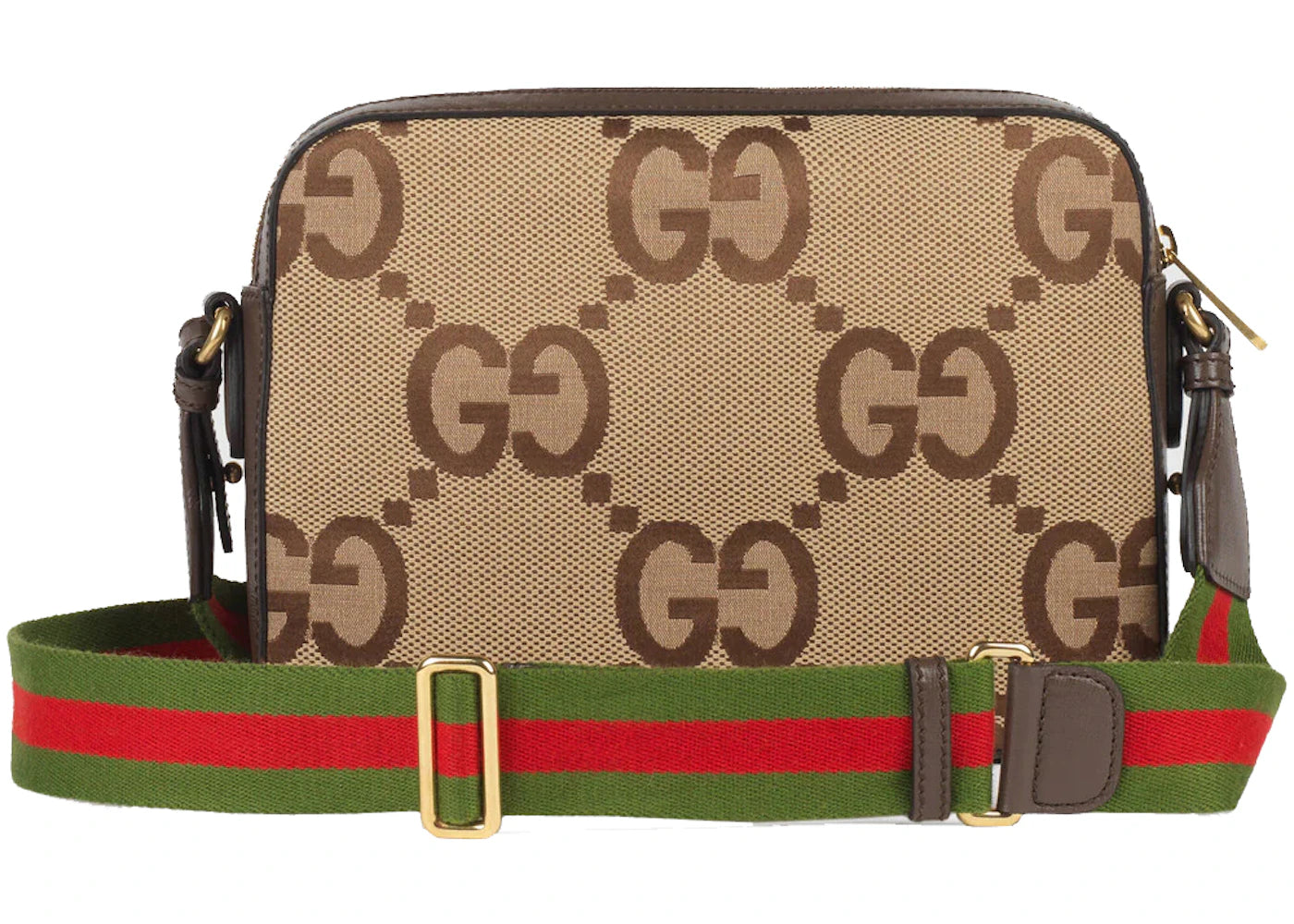 Gucci Messenger Bag with Jumbo GG Camel/Ebony