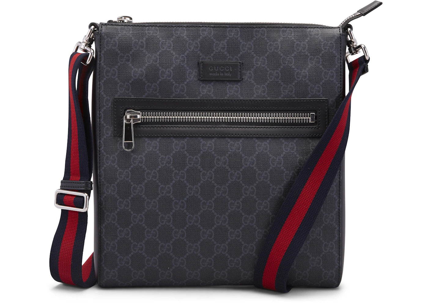 Gucci Messenger GG Supreme Black/Grey - vue secondaire A