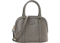 Gucci Microguccissima Mini Dome Tasche Grau