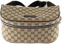 Gucci Monogram Pochette Schultertasche Braun