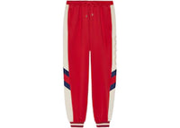 Gucci Neoprene Track Webbed Pant Red/Ivory/Blue/Red