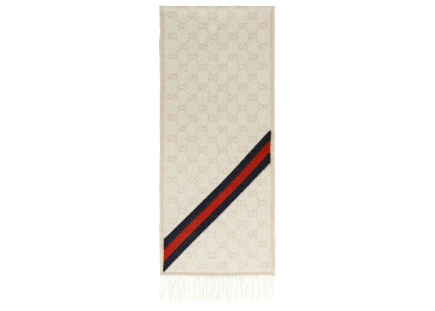 Gucci Nikky Wool Scarf Sand/Blue - vue secondaire B