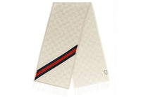 Gucci Nikky Wool Scarf Sand/Blue
