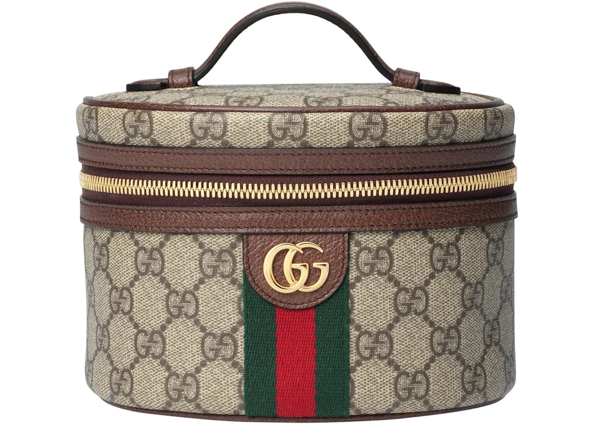 Gucci Ophidia Cosmetic Case Beige/Ebony/Web - vue secondaire A
