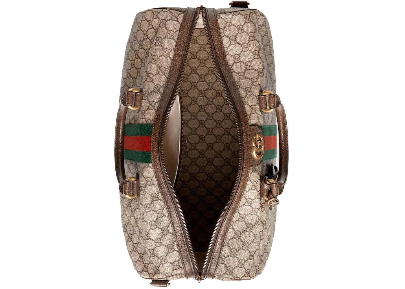 Gucci Ophidia GG Carry-on Duffle Medium Beige/Ebony - vue secondaire B