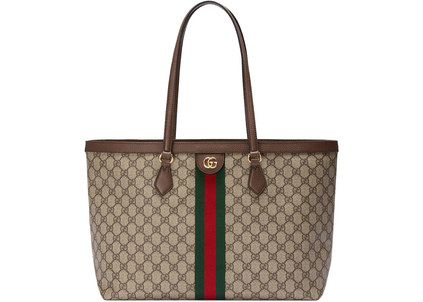 Gucci Ophidia GG Medium Tote Beige/Ebony - vue 360