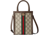 Gucci Ophidia Super Mini Shoulder Bag Beige/Brown