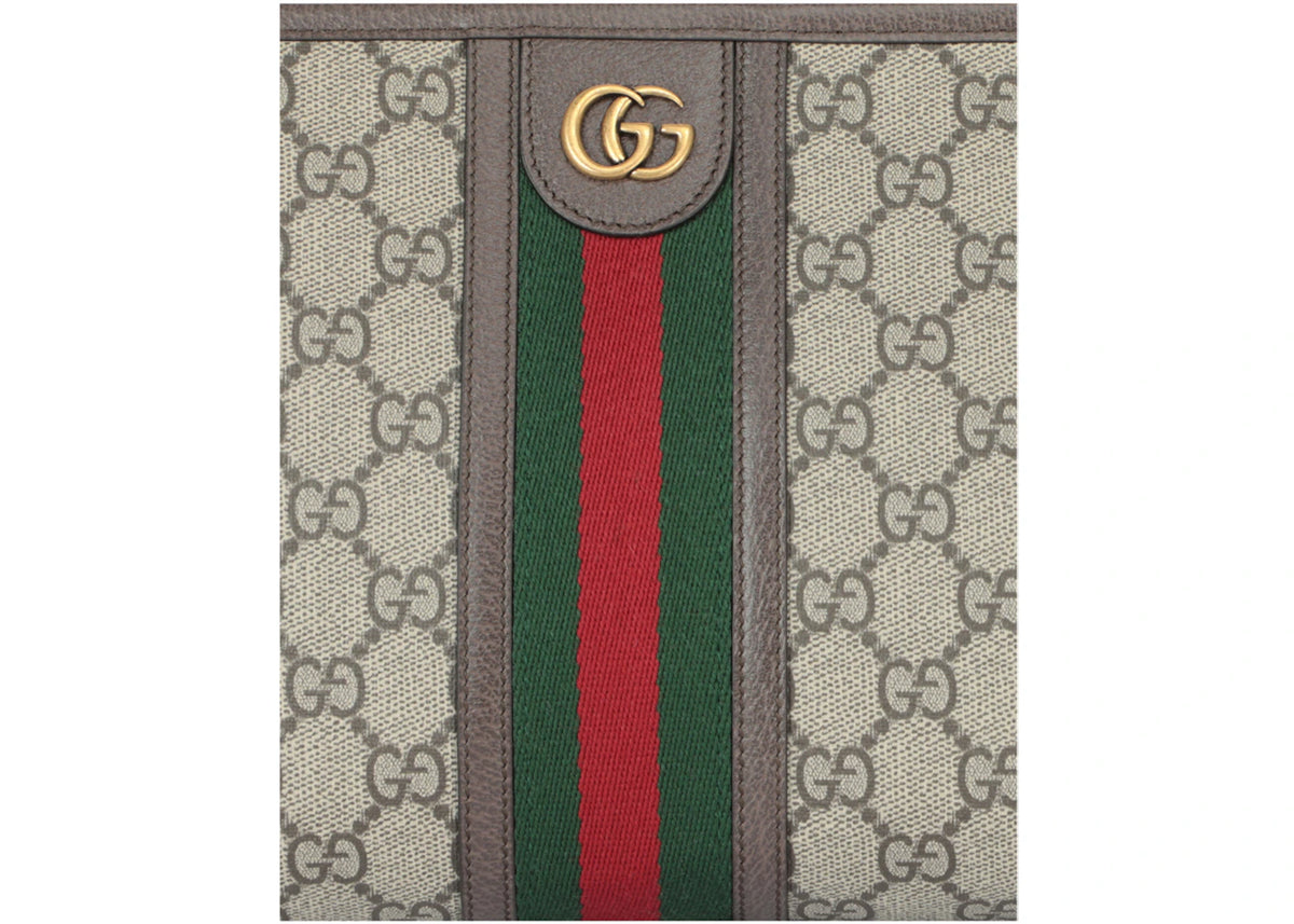 Gucci Ophidia Zipped Pouch Beige/Ebony - vue secondaire B