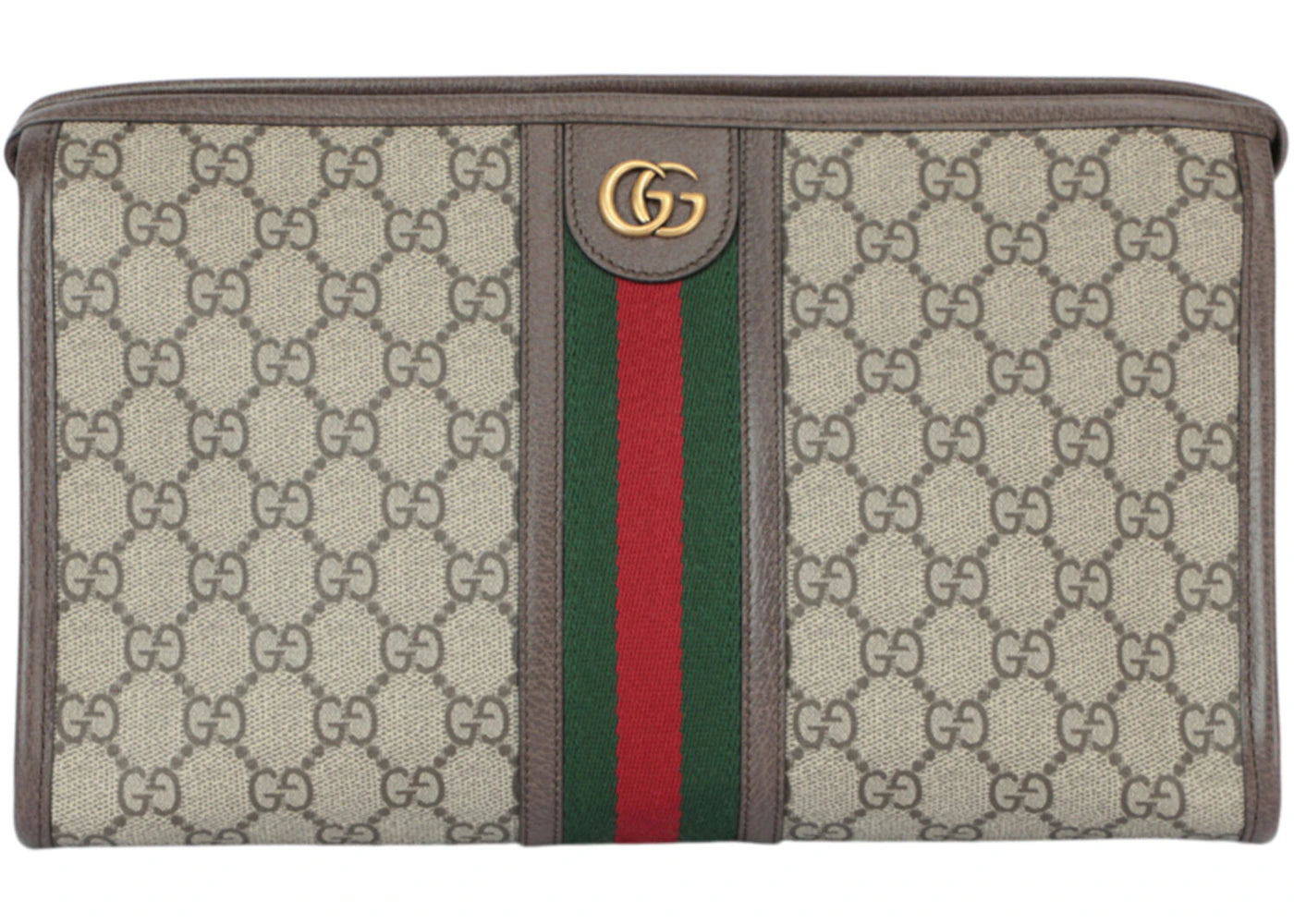 Gucci Ophidia Zipped Pouch Beige/Ebony - vue secondaire A