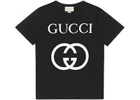 Gucci Oversize with Interlocking G T-shirt Black/White