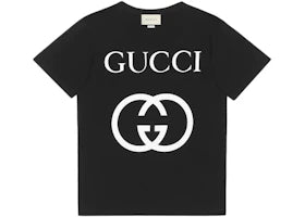 Gucci Oversize with Interlocking G T-shirt Black/White